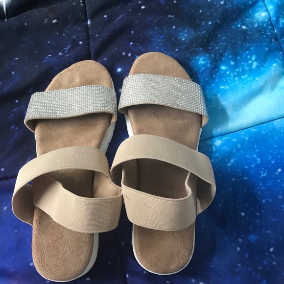 Silver bling Sandals - Picture 1 of 2